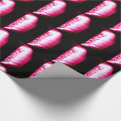 roze en zwart abstract papier (Hoek)