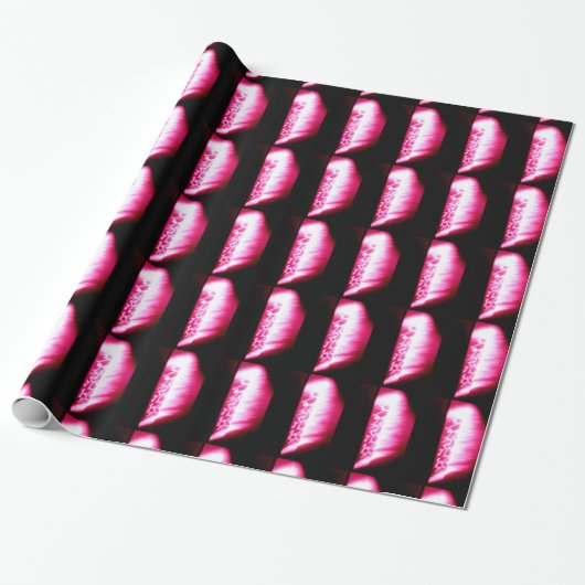 roze en zwart abstract papier (Uitgerold)