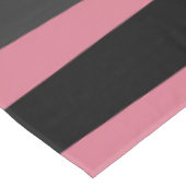 roze en zwart abstract tafelkleed (Gekanteld)