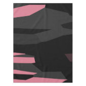 roze en zwart abstract tafelkleed (Voorkant)