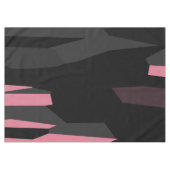 roze en zwart abstract tafelkleed (Voorkant (Horizontaal))