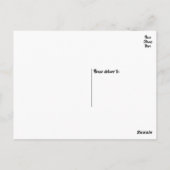 Roze en zwart dank je harten bruiloft partij briefkaart (Achterkant)