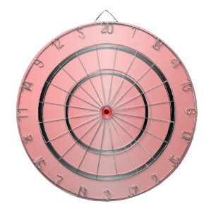 Roze en zwart dartboard dartbord