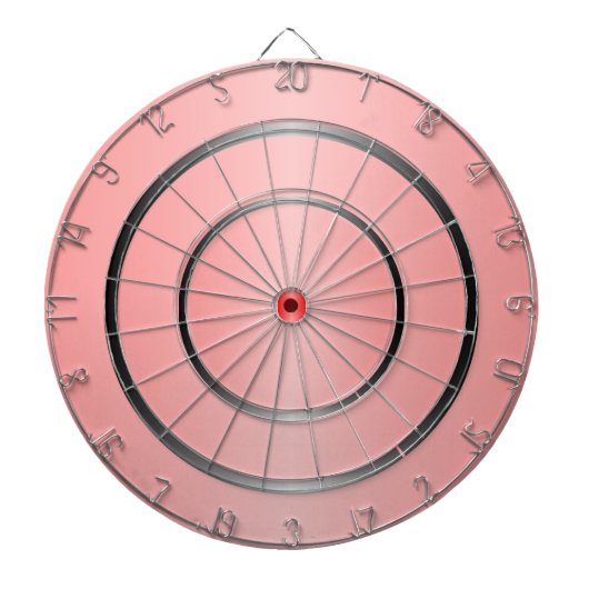 Roze en zwart dartboard dartbord (Voorkant)