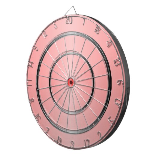 Roze en zwart dartboard dartbord (Voorkant Rechts)
