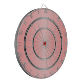Roze en zwart dartboard dartbord (Voorkant Links)
