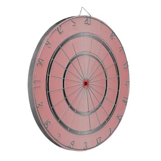 Roze en zwart dartboard dartbord (Voorkant Links)