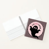 Roze en zwart | Fantastische geest Notitieboek (Binnen)