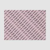 Roze en zwart. Fijne Moederdag. Tissuepapier (Voorkant)