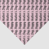 Roze en zwart. Fijne Moederdag. Tissuepapier (Detail)