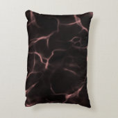 Roze en zwart gemarmerd thema accent kussen (Achterkant (Verticaal))