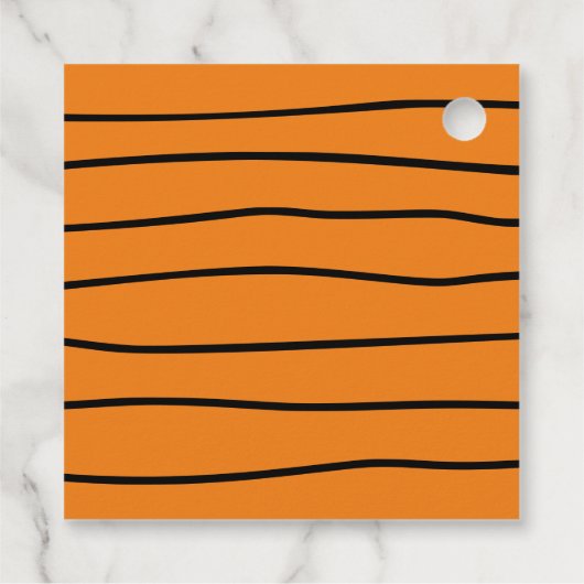 Roze en zwart Halloween Vrijgezellenfeest Dank u Bedankjes Labels (Achterkant)