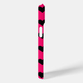Roze en zwart hartpatroon Case-Mate iPhone case (Achterkant / Rechts)