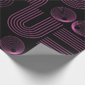 Roze en zwart inpakpapier (Hoek)