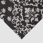  roze en zwart inpakpapier tissuepapier (Detail)