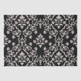 roze en zwart inpakpapier tissuepapier