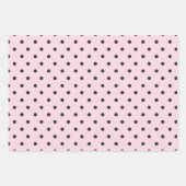 Roze en zwart inpakpapier vel (Voorkant)