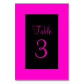 Roze en zwart kaart (Achterkant)