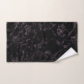 Roze en Zwart Marmer abstract Bad Handdoek (Handdoek)
