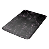 Roze en Zwart Marmer abstract Badmat (Gekanteld)
