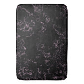 Roze en Zwart Marmer abstract Badmat (Voorkant Verticaal)