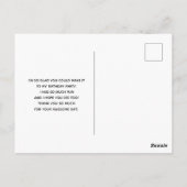 Roze en zwart met Gold Swirls Abstract Hartelijk d Briefkaart (Achterkant)