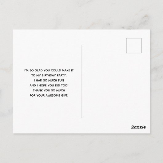 Roze en zwart met Gold Swirls Abstract Hartelijk d Briefkaart (Achterkant)