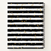 Roze en zwart Notitieboek voor leerlingwezen (Achterkant)