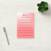 roze en zwart ombre te doen lijst post-it® notes (Kantoor)