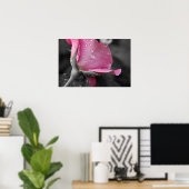 Roze en zwart Poster (Thuiskantoor)