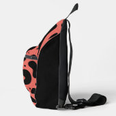 Roze en zwart sling bag (Rechts)