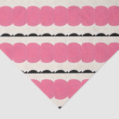 Roze en zwart tissuepapier (Detail)