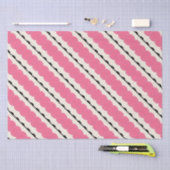 Roze en zwart tissuepapier (Craft)