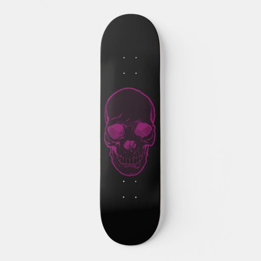 Roze en zwarte Abstracte beelden van meisjes Skateboard (Voorkant)
