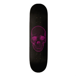 Roze en zwarte Abstracte beelden van meisjes Skateboard