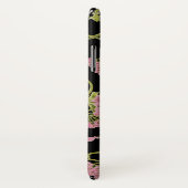 Roze en zwarte Achillea fractale kunst Case-Mate iPhone Case (Achterkant / rechts)