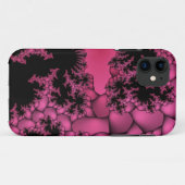 roze en zwarte bel fractale ifoondoos Case-Mate iPhone case (Achterkant (horizontaal))