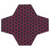 Roze en zwarte bloem cluster voetbal (Enkel)