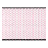 Roze en zwarte bouten tafelkleed (Voorkant (Horizontaal))