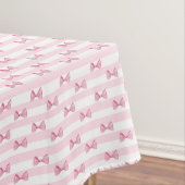 Roze en zwarte bouten tafelkleed (Voorbeeld)