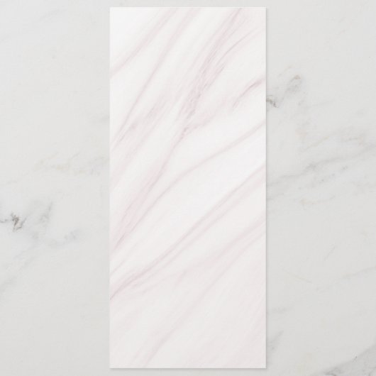 roze en zwarte bruiloft menu (Achterkant)