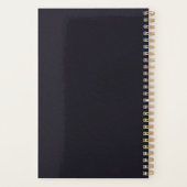 Roze en Zwarte Bruiloft Planner (Achterkant)