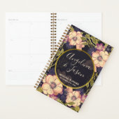 Roze en Zwarte Bruiloft Planner (Display)