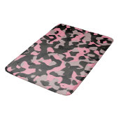 Roze en zwarte Camo Badmat (Gekanteld)