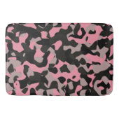 Roze en zwarte Camo Badmat (Voorkant)
