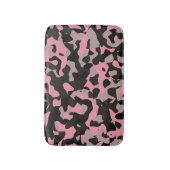 Roze en zwarte Camo Badmat (Voorkant Verticaal)