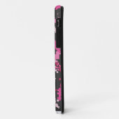 Roze en Zwarte Camo iPhone Hoes (Achterkant/links)