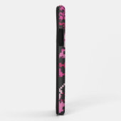 Roze en Zwarte Camo iPhone Hoes (Achterkant/rechts)