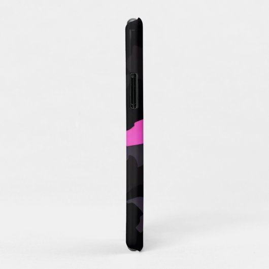 Roze en zwarte Camouflage Case-Mate iPhone Case (Achterkant/rechts)
