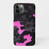 Roze en zwarte Camouflage Case-Mate iPhone Case (Achterkant)